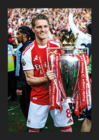 Arsenal Premier League Champions 2025-26 Martin Ødegaard No2-7