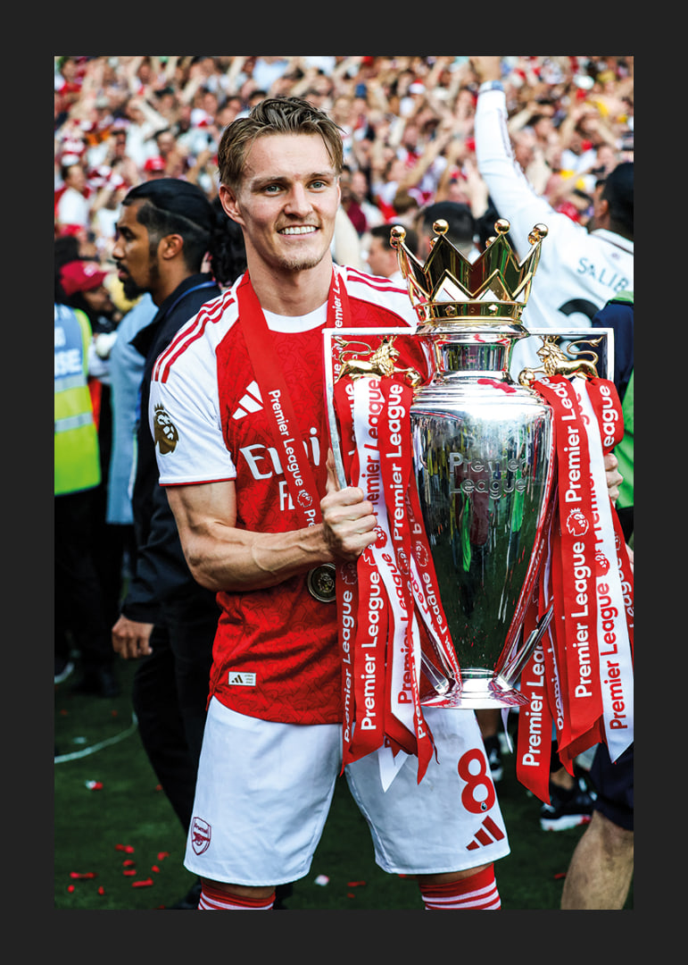 Arsenal Premier League Champions 2025-26 Martin Ødegaard No2-12