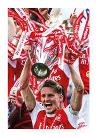 Arsenal, campeão da Premier League 2025-26, Martin Ødegaard, nº 3-3
