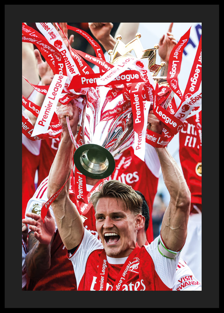 Arsenal, champion de Premier League 2025-2026, Martin Ødegaard, numéro 3-12