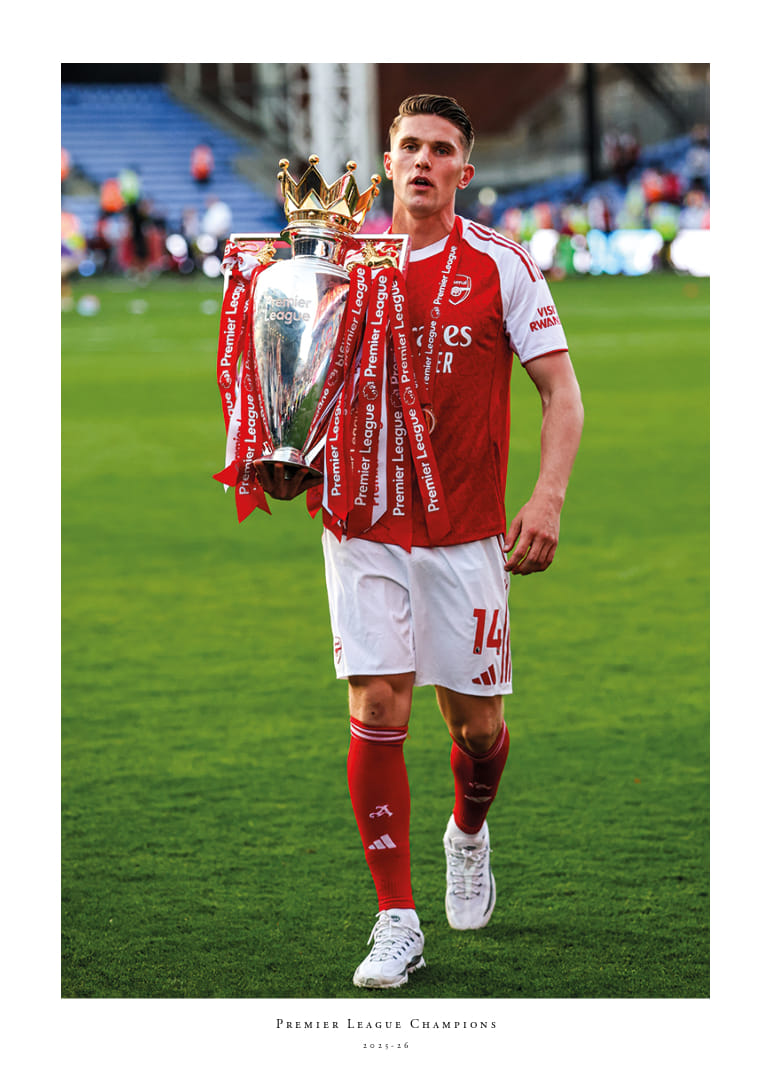 Arsenal Premier League Champions 2025-26 Viktor Gyökeres No2-12