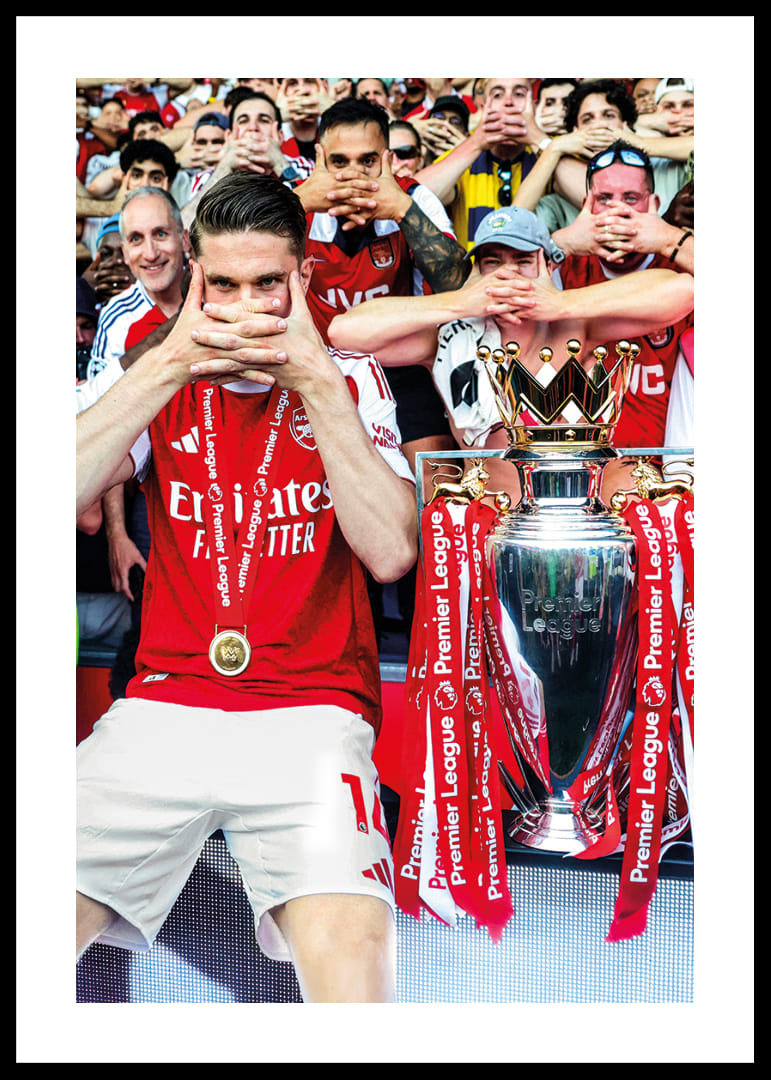 Arsenal Premier League Champions 2025-26 Viktor Gyökeres No3-12