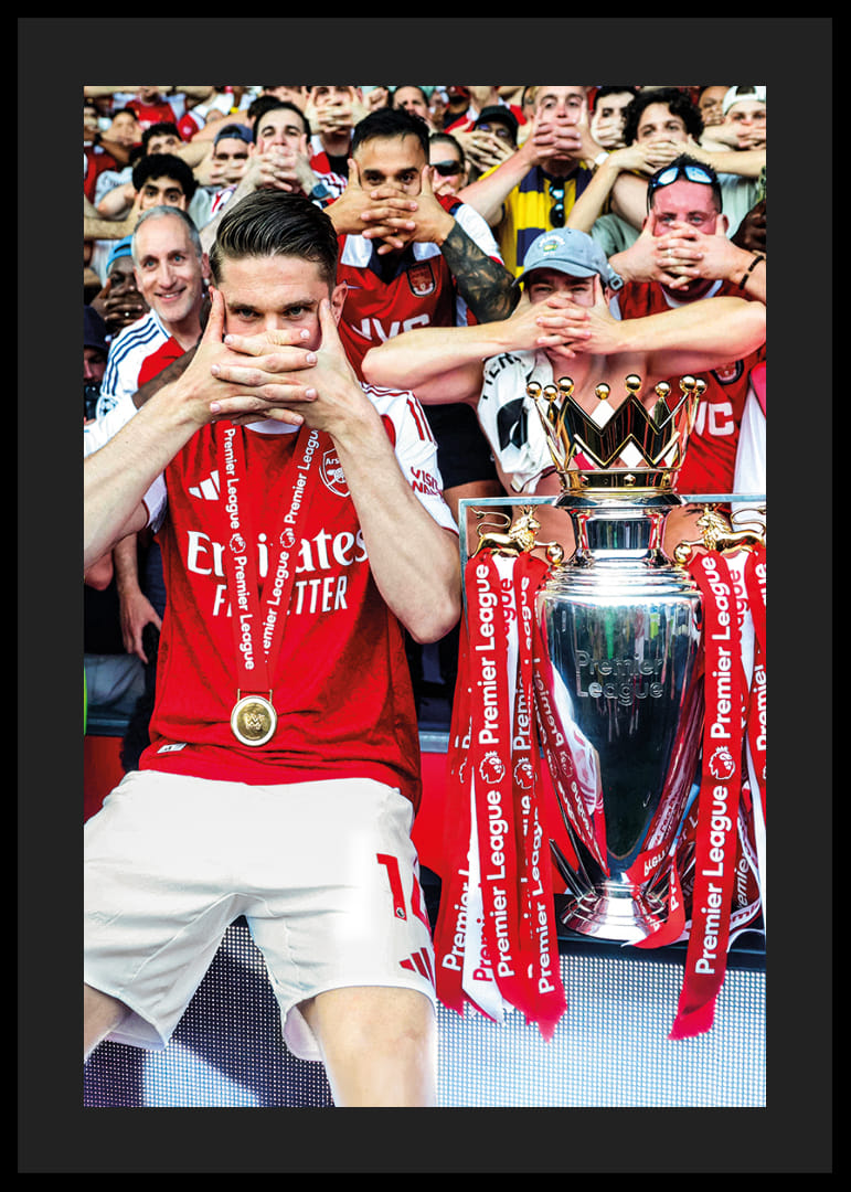 Arsenal Premier League Champions 2025-26 Viktor Gyökeres No3-12