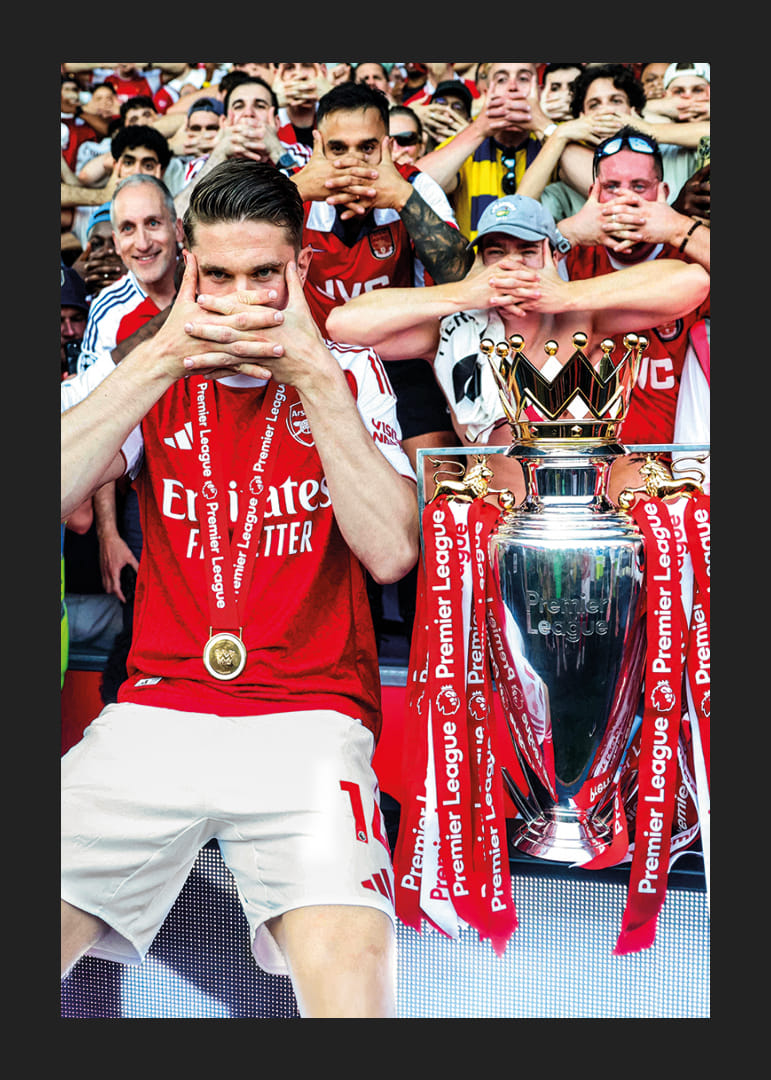Arsenal Premier League Champions 2025-26 Viktor Gyökeres No3-12