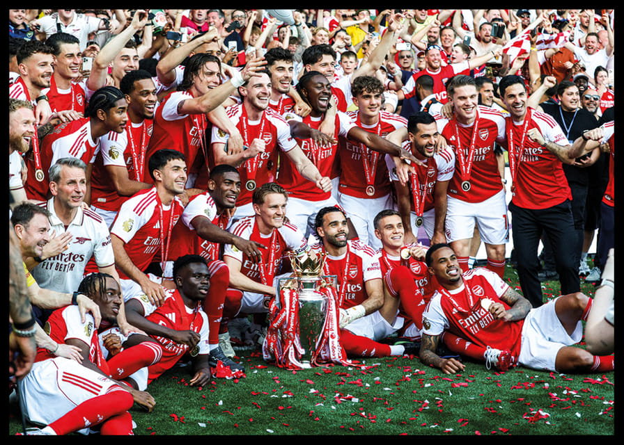 Arsenal, champion de Premier League 2025-26, n°1-12