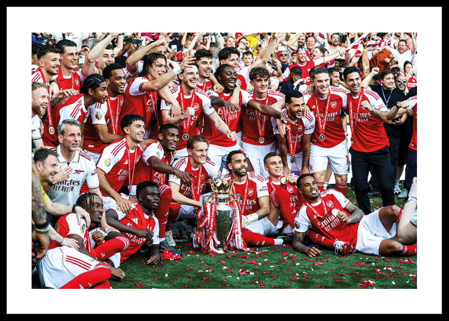 Arsenal, champion de Premier League 2025-26, n°1-12