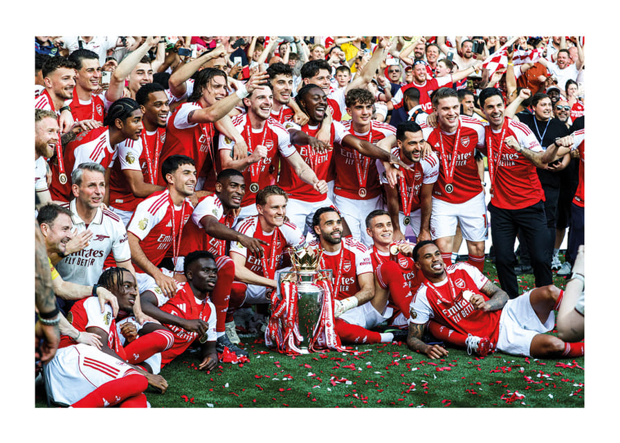 Arsenal, champion de Premier League 2025-26, n°1-12
