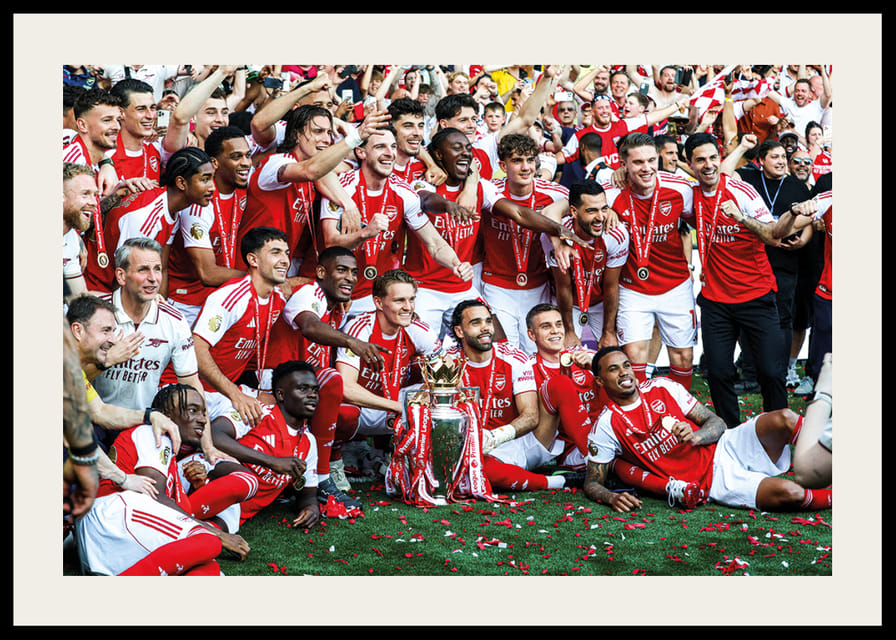 Arsenal, champion de Premier League 2025-26, n°1-12