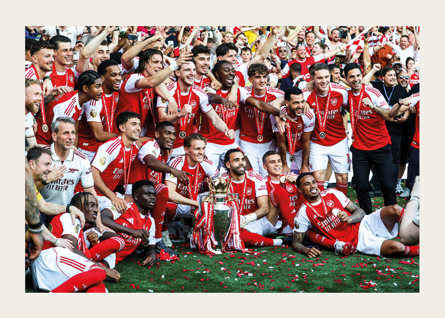 Arsenal, champion de Premier League 2025-26, n°1-12