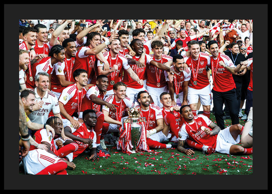 Arsenal, champion de Premier League 2025-26, n°1-12