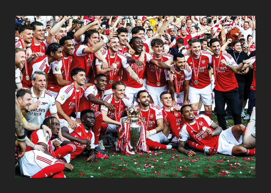 Arsenal, champion de Premier League 2025-26, n°1-12