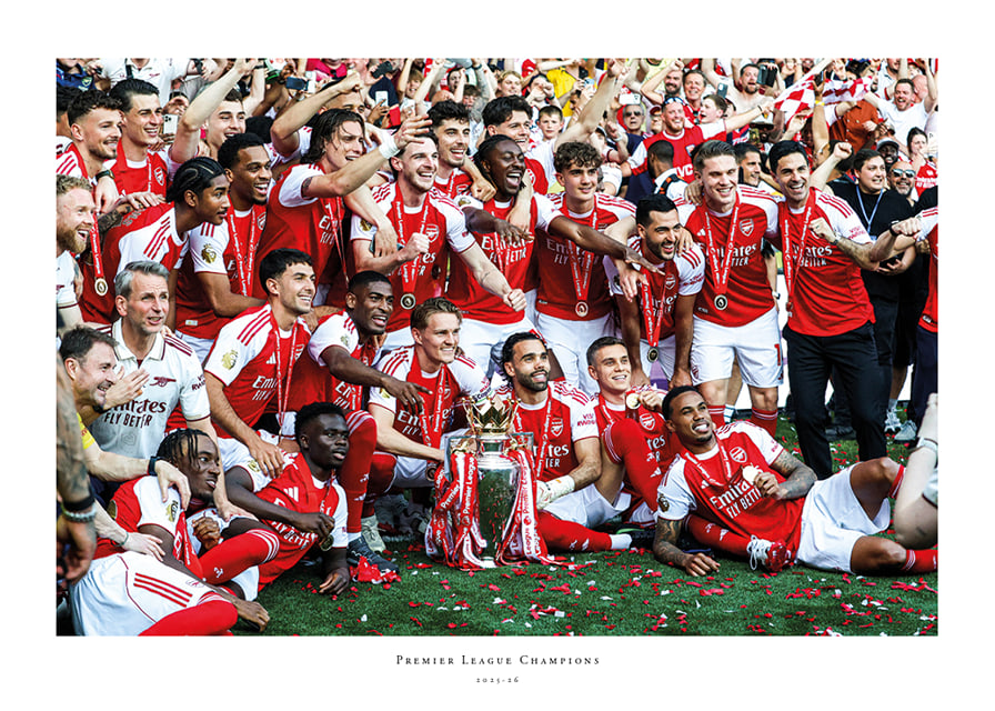 Arsenal Premier League Champions 2025-26 No1-12