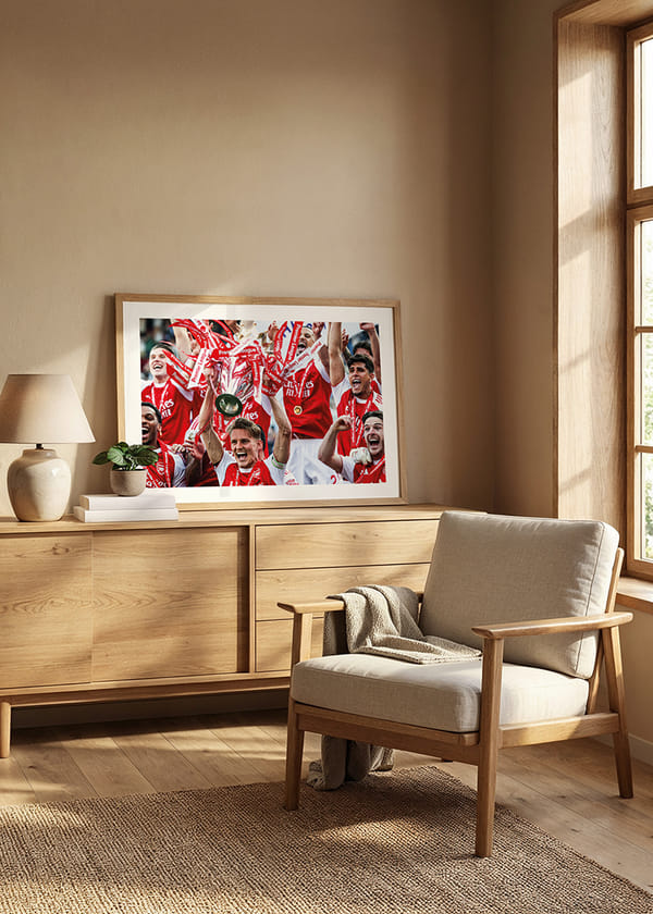 Affiche Arsenal Premier League Champions 2025-26 No2 crossfade