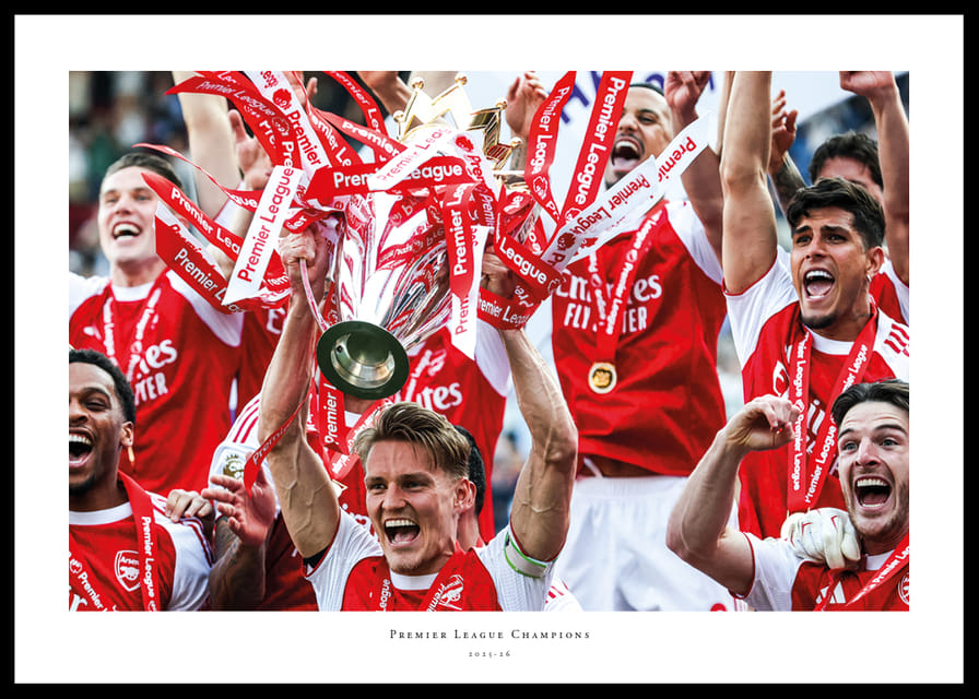 Arsenal, champion de Premier League 2025-26, n°2-12