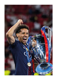 Marquinhos UEFA Bajnokok Ligája 2026 győztesei Paris Saint-Germain PSG 1. helyezett-3