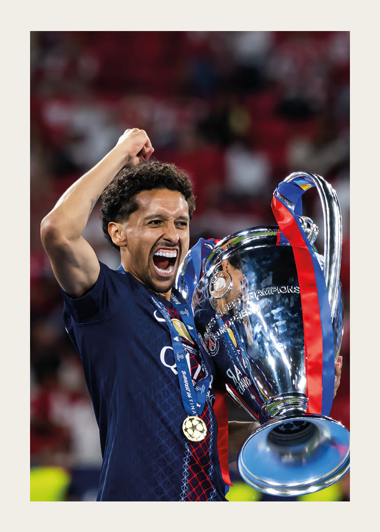 Marquinhos UEFA Bajnokok Ligája 2026 győztesei Paris Saint-Germain PSG 1. helyezett-12