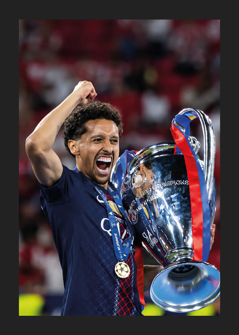 Marquinhos UEFA Bajnokok Ligája 2026 győztesei Paris Saint-Germain PSG 1. helyezett-12