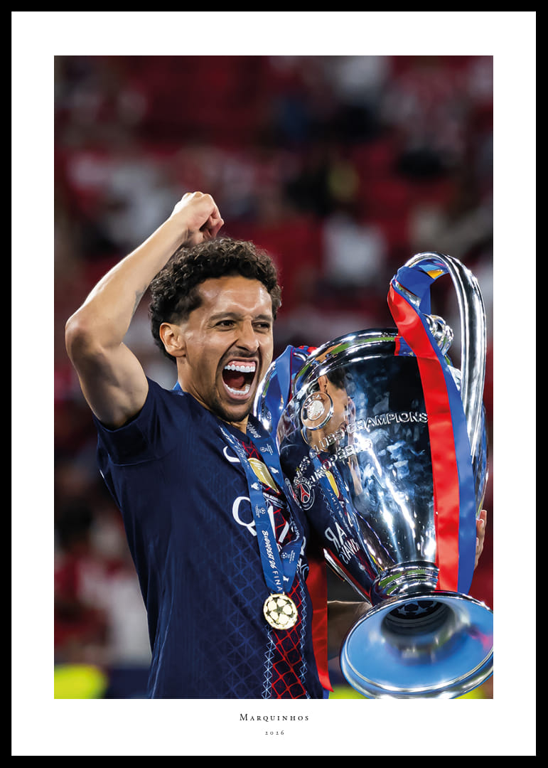 Marquinhos UEFA Bajnokok Ligája 2026 győztesei Paris Saint-Germain PSG 1. helyezett-12