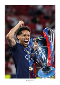 Marquinhos UEFA Bajnokok Ligája 2026 győztesei Paris Saint-Germain PSG 1. helyezett-1