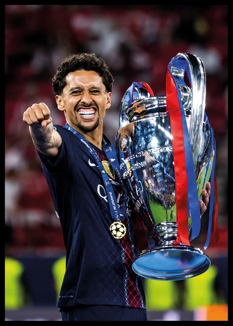 Marquinhos UEFA Bajnokok Ligája 2026 győztesei Paris Saint-Germain PSG 2. helyezett-12