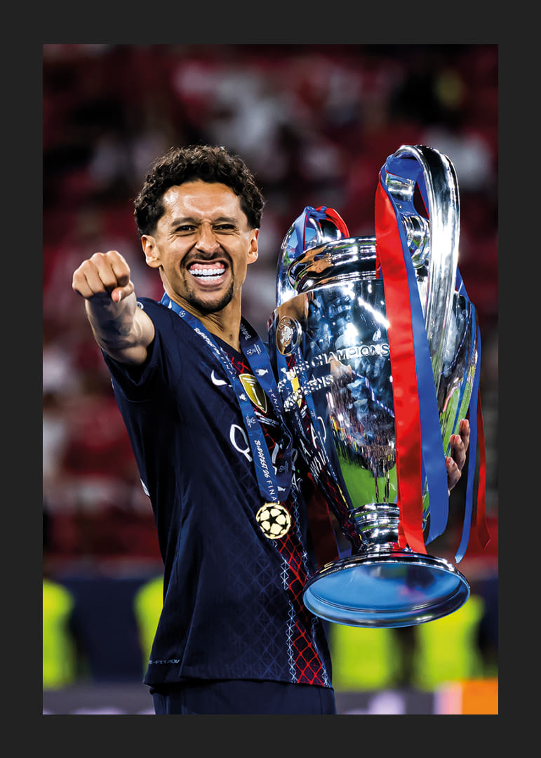 Marquinhos UEFA Bajnokok Ligája 2026 győztesei Paris Saint-Germain PSG 2. helyezett-12