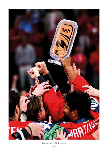 Plakat Ishockey-VM Bronse Norge 2026 No1