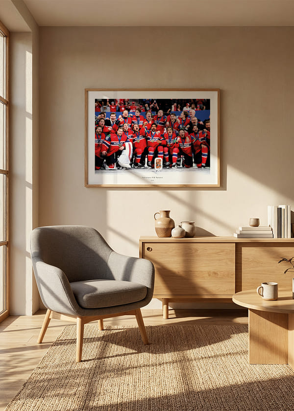 Plakat Ishockey-VM Bronse Norge 2026 No2 crossfade