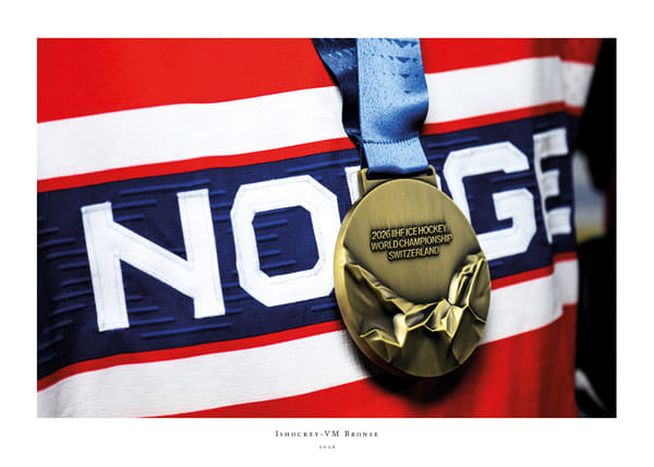 Plakat Ishockey-VM Bronse Norge 2026 No3