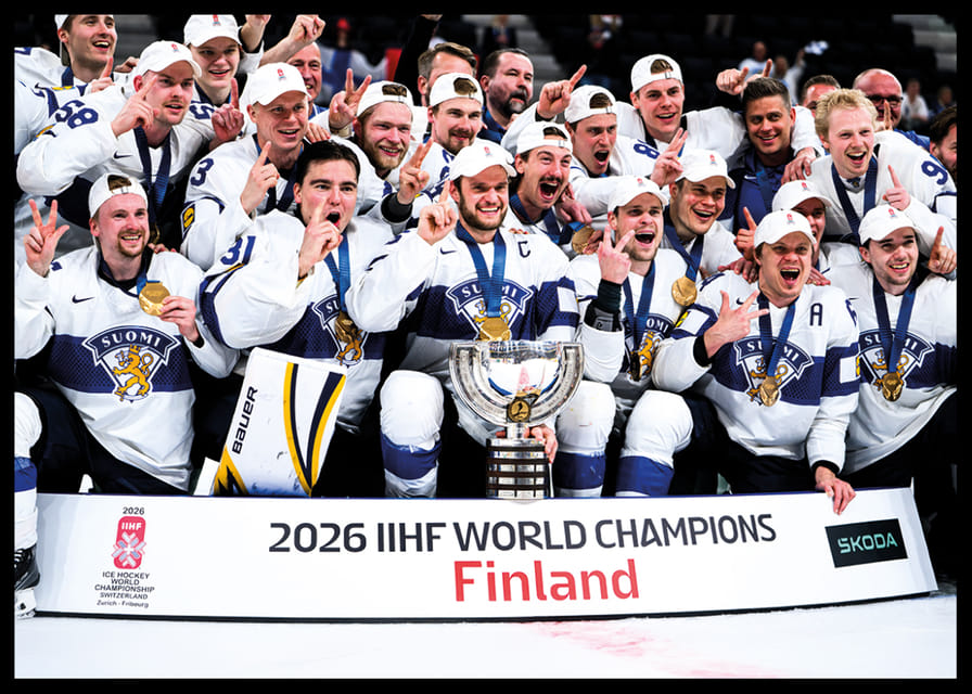 Jääkiekon MM-Kultaa 2026 Suomi No4-12