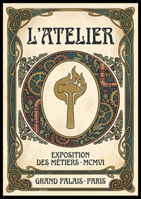 Elegant poster with vintage charm and intricate details.-0
