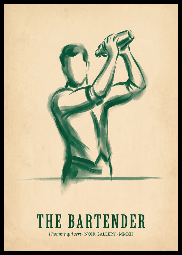 Een artistiek eerbetoon aan het vakmanschap van de bartender.-12