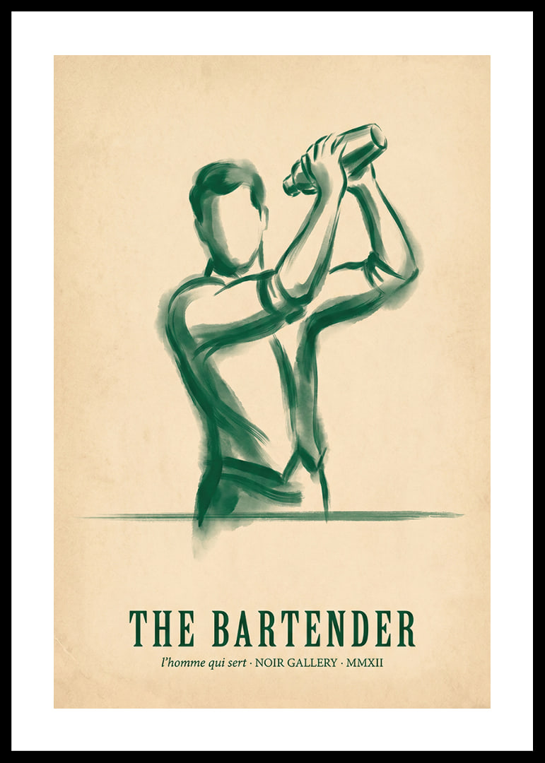 Eine künstlerische Hommage an das Handwerk des Barkeepers.-12