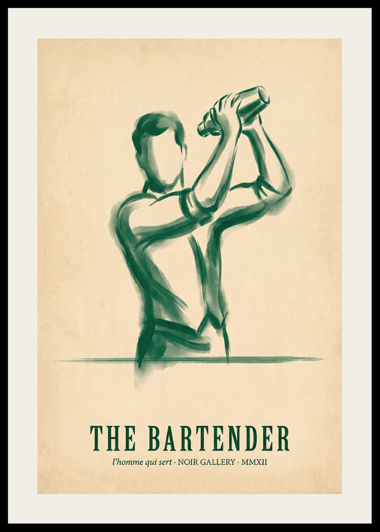 Een artistiek eerbetoon aan het vakmanschap van de bartender.-12