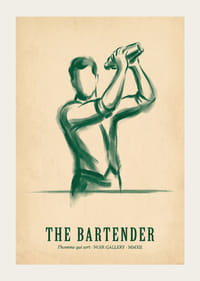 Een artistiek eerbetoon aan het vakmanschap van de bartender.-3