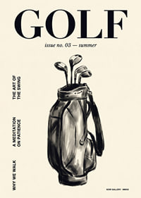 An elegant poster that captures the serenity and beauty of golf.-7
