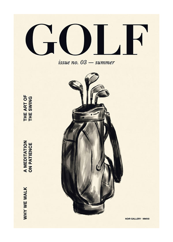 Affiche Golfing Grace