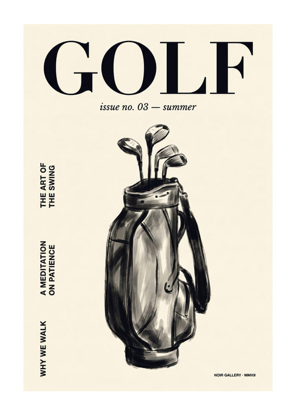 Poster Golfing Grace