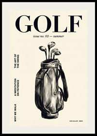 An elegant poster that captures the serenity and beauty of golf.-2
