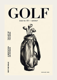 An elegant poster that captures the serenity and beauty of golf.-3