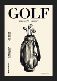 An elegant poster that captures the serenity and beauty of golf.-5