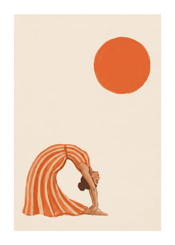 Poster Yoga Wheel Pose