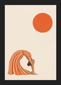 An elegant dance of strength and balance under a glowing sun.-5