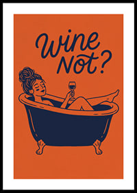 A relaxing moment in the bathtub with a glass of wine.-0