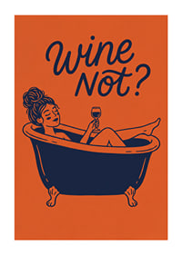 A relaxing moment in the bathtub with a glass of wine.-1