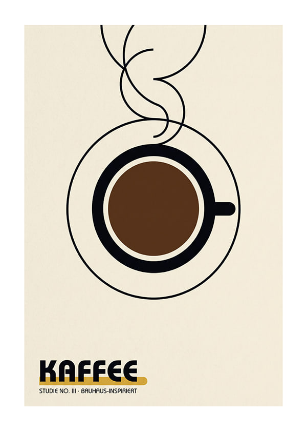 Poster Bauhaus Coffee