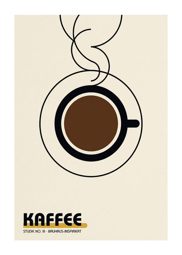 Poster Bauhaus Coffee