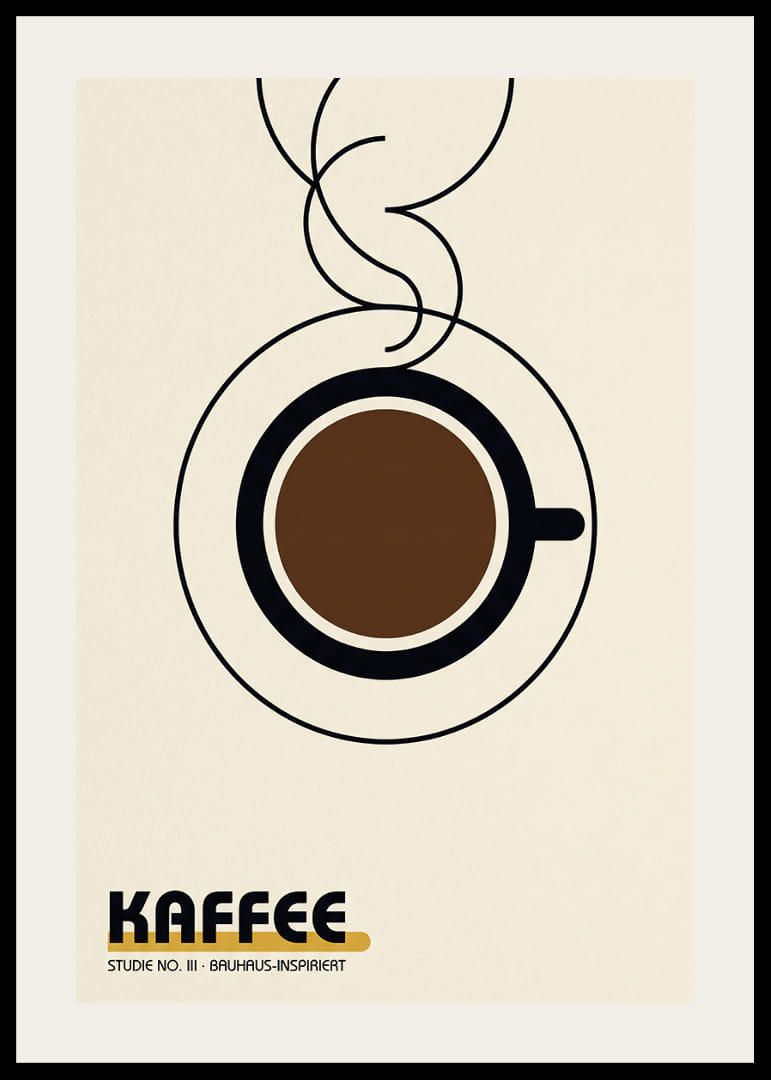 Stylish coffee cup in the Bauhaus spirit provides modern warmth.-12