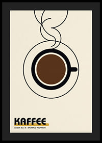 Stilren kaffekopp i Bauhaus-anda ger modern värme.-4