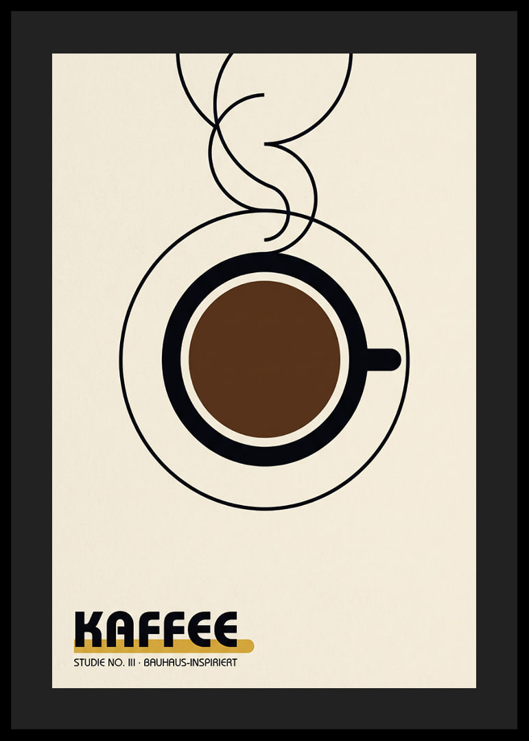 Stilren kaffekopp i Bauhaus-anda ger modern värme.-12