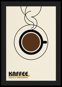 Stylish coffee cup in the Bauhaus spirit provides modern warmth.-4